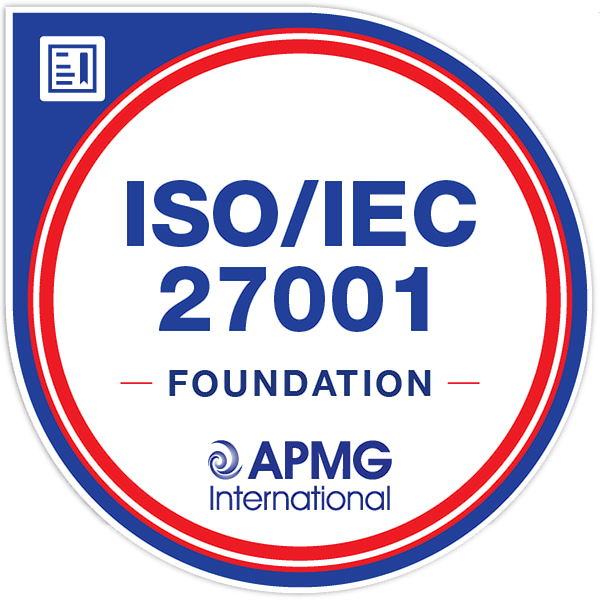Zertifikat ISO/IEC 27001 Foundation — APMG International